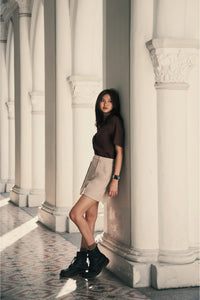 Ruffled Hem Magyar Blouse