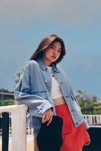 Boxy Crop Denim Jacket