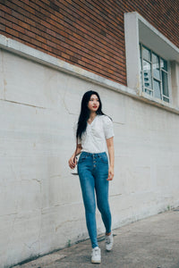 Scrunched Front Blouse