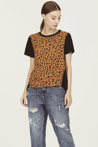 Contrast Print Tee