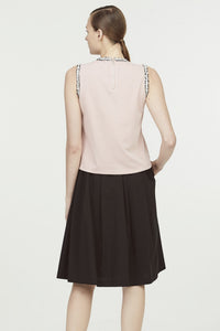 Tweed Trimmed Tank