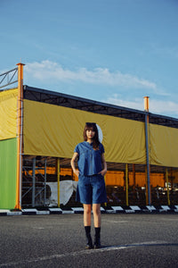Magyar Patch Pocket Denim Top