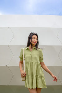 Layered Collar Dress