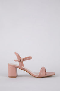 Two-Tone Heel Sandals