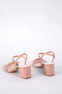 Two-Tone Heel Sandals