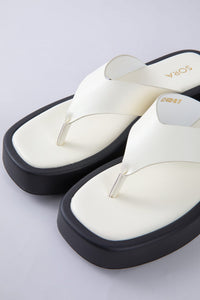Open Toe Thong Platform Sandals