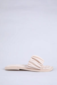 Square Toe Puffy Sandals