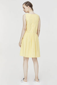 Cotton Pleated Dress