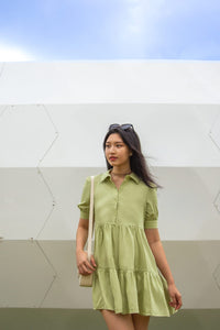 Layered Collar Dress
