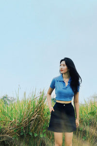 Raglan Sleeve Knit Top