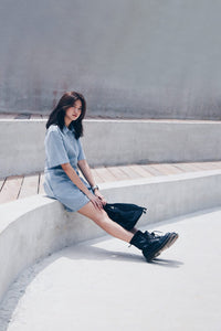Relaxed Denim Playsuit