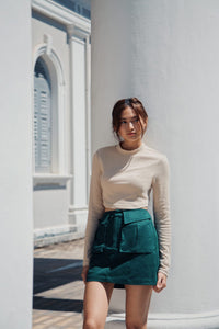 Mini A-Line Cargo Skirt