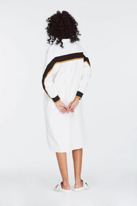 Cotton Rib Shirt Dress