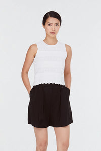Knitted Pattern Tank Top