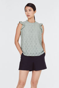 Ruffle Lace Top