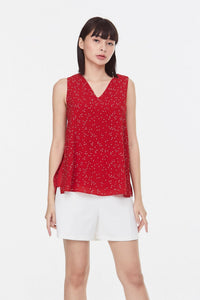 Flare Side Slit Top