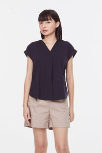 Back O-Ring Detailed Blouse