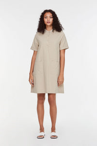 Band Collar Dress
