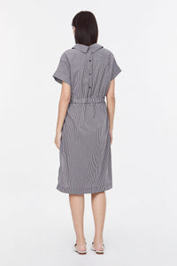 Elasticated Waist Stripes Dress