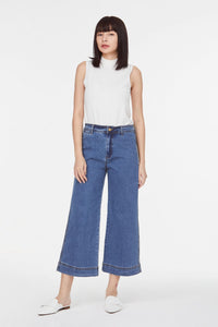 Straight Cut Denim Jeans