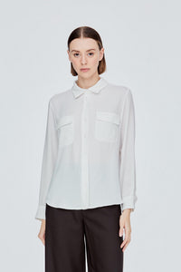 Basic Pocketed Shirt