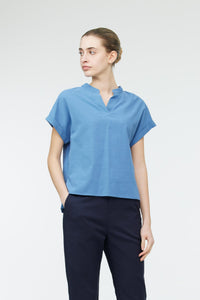 Folded Sleeves Blouse