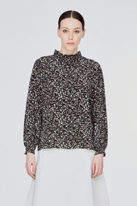 black floral