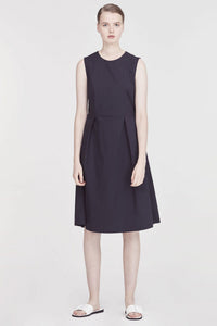 Parting-Off Back Detailed Dress