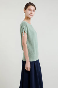 Tie-Detailed Knit