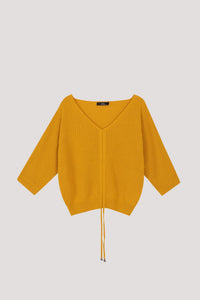 Centre Scrunched Knit Blouse