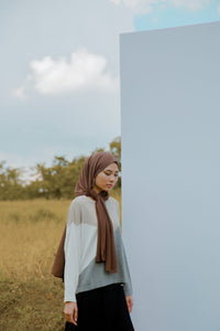 Contrast Panel Knit Top