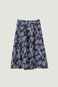 Printed Flare Skirt