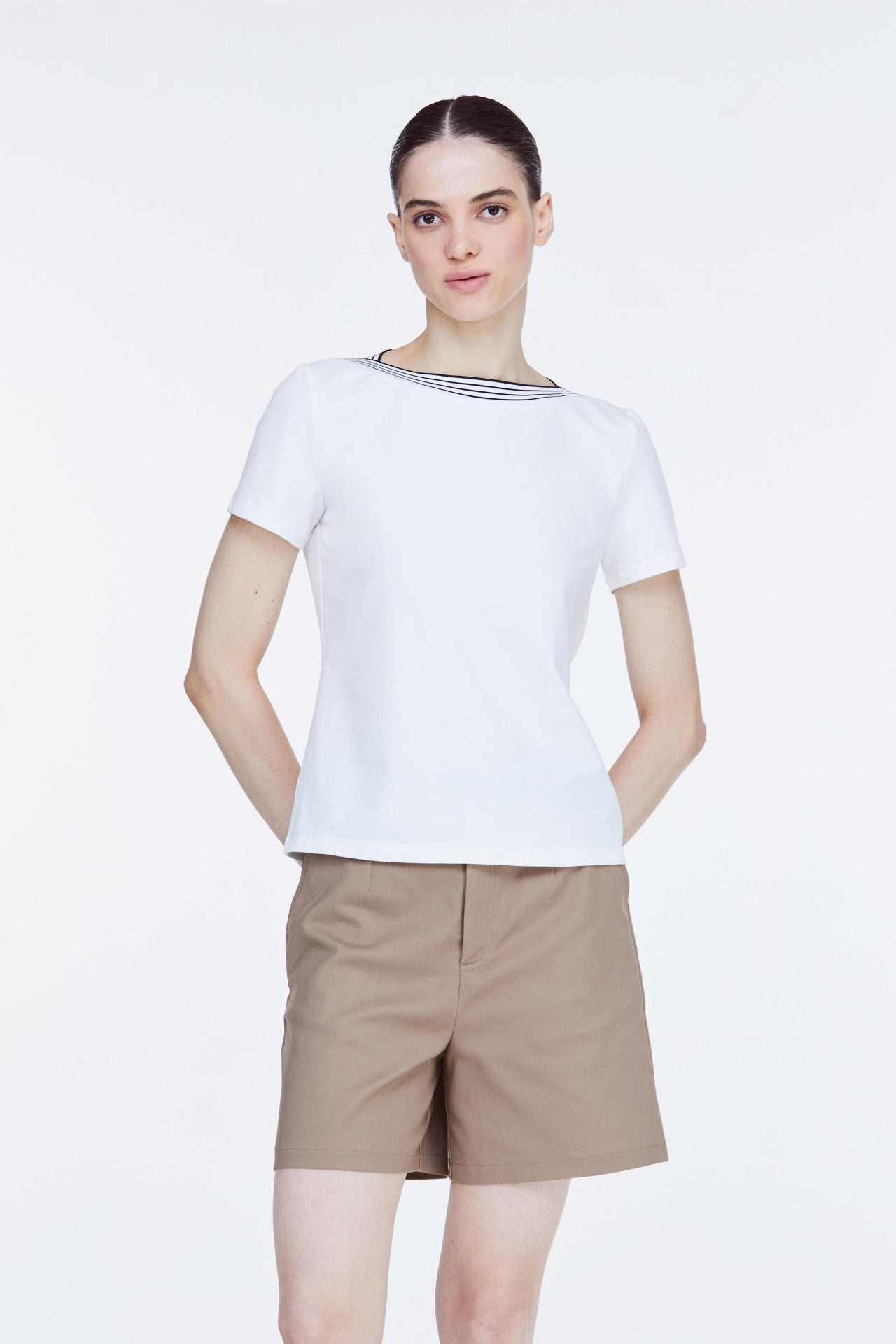 Boat Neck Tee - iORA