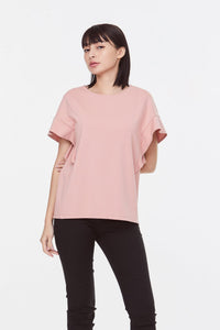 Flounce Panelled Tee