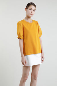 Twisted Detail Sleeved Top