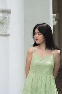 Embroidered Tiered Dress