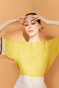 Panelled Colour Blouse
