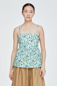 aqua floral