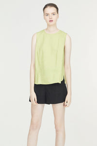 Linen Sleeveless Blouse
