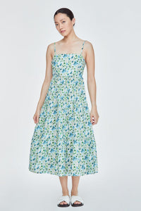 aqua floral