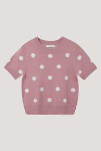 Knitted Polka Dot Top