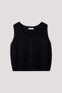 Button-Up Knit Vest
