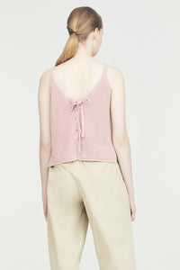 Lace Up Knit Tank