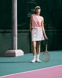 Lace Up A-Line Skirt