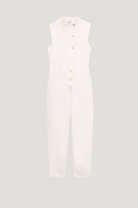 Mandarin Collar Jumpsuit