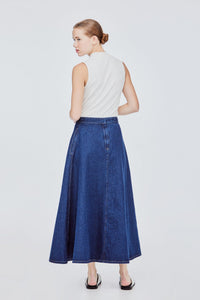 Flare Midi Skirt
