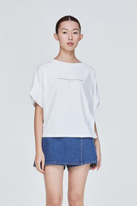 Oversized Boxy Logo Tee