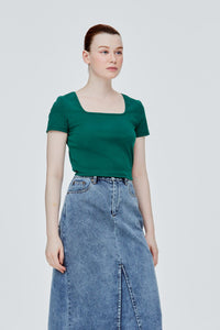 Jersey Cropped Top