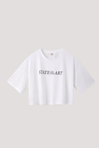 Printed Graphic Oversized Crop Top