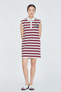 maroon stripes